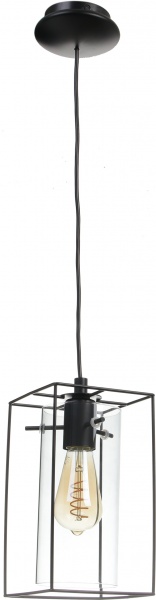Светильник подвесной Eglo Loncino 1x60 Вт E27 черный 