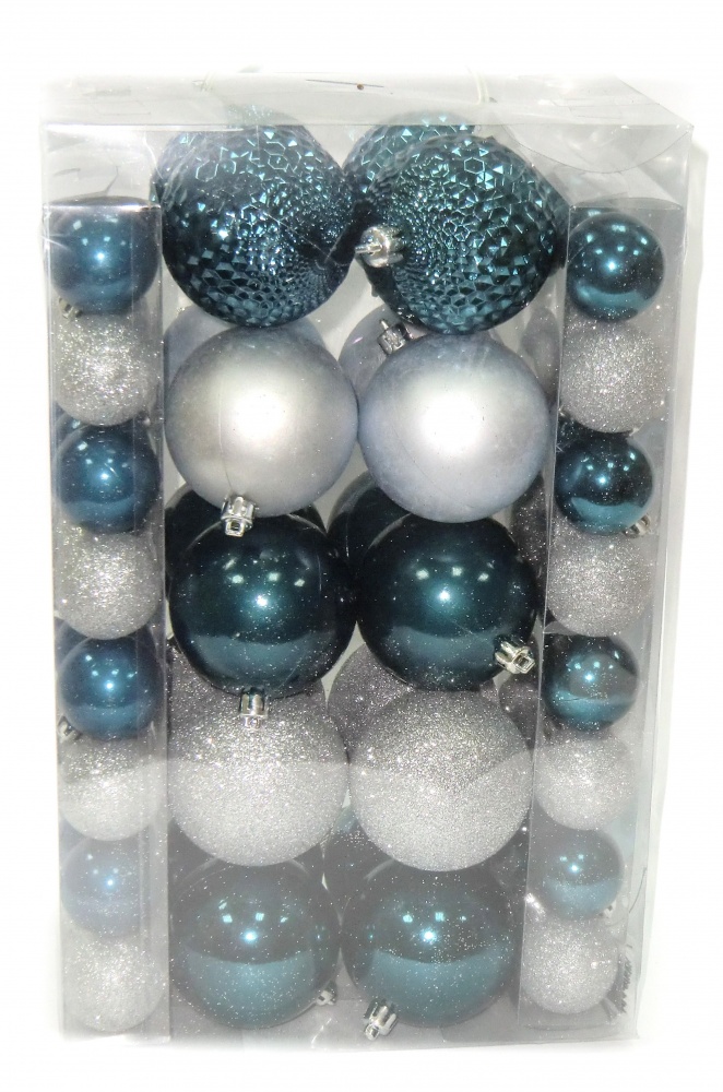 Набір ялинкових куль EPI-19011-13 в асортименті d 40 мм 68 шт./уп.