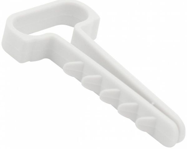 Дюбель швидкого монтажу для кабелю Smart X 4x2,5 мм плоский 100 шт. білий 