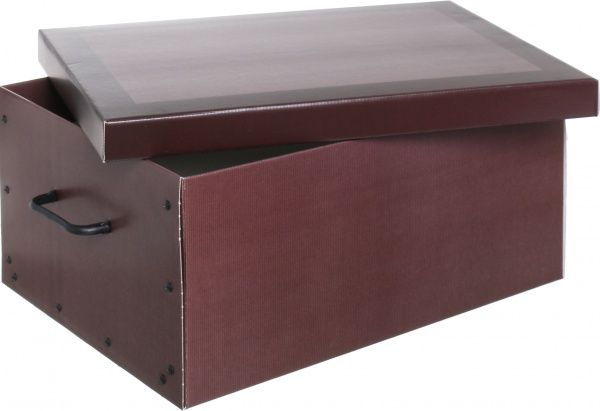 Скриня картонний Miss Space із кришкою Classic Brown 240x370x510 мм