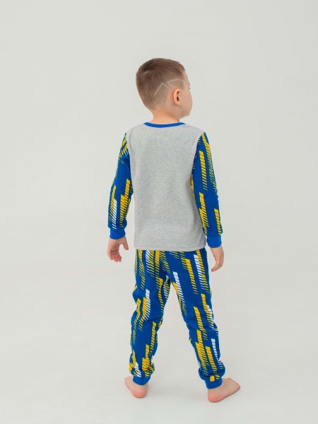 Піжама для хлопчиків Smil р.92 сірий меланж 104523 