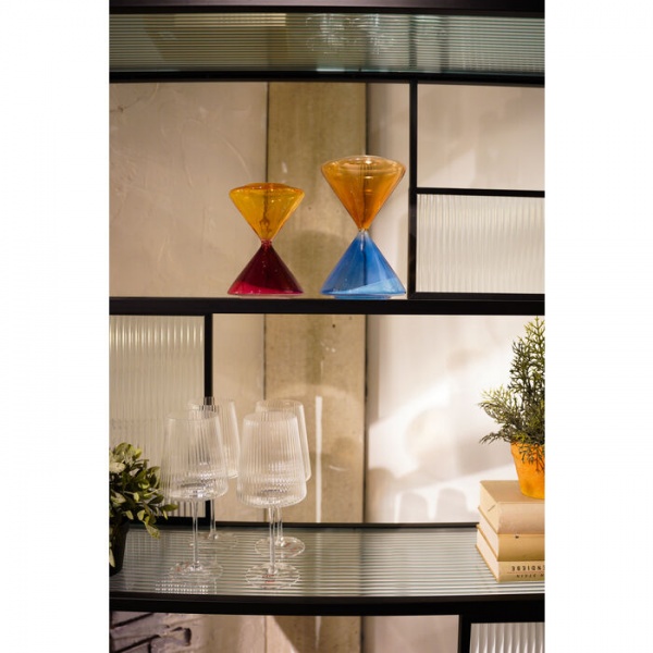 Годинник пісочний блакитно-помаранчевий 22 см KARE Design