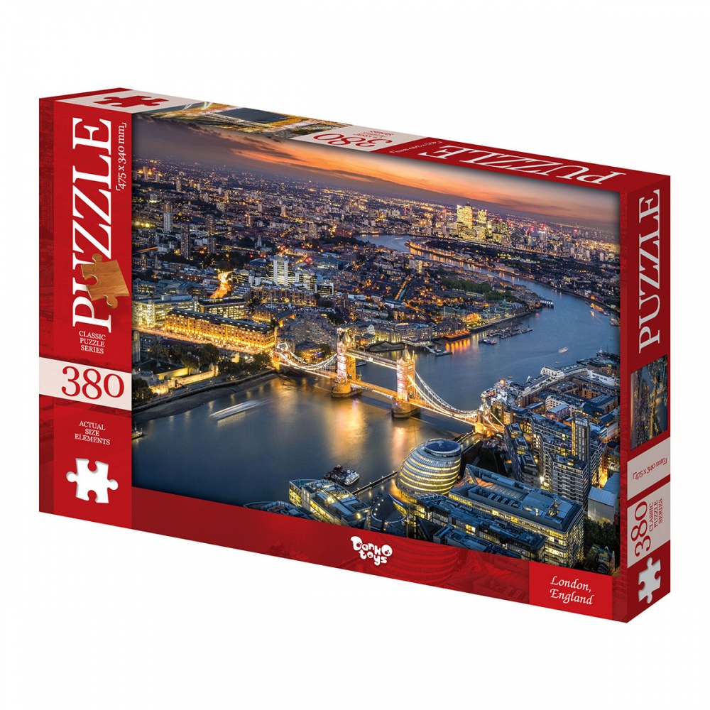 Пазлы Danko Toys 380 элементов с.6 London England C380-06-06