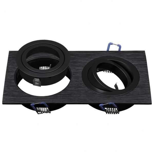 Светильник точечный Hopfen 50 Вт GU5.3 черный ALUM 1722 BK 