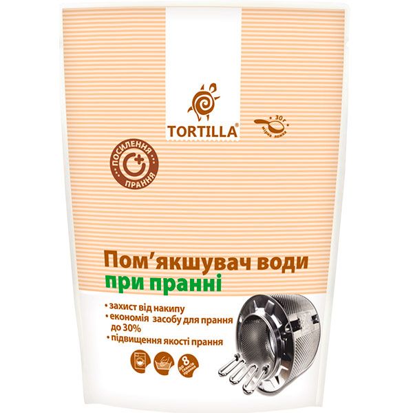 Средство для машинной стирки TORTILLA lля смягчения воды Эко 0,4 кг 