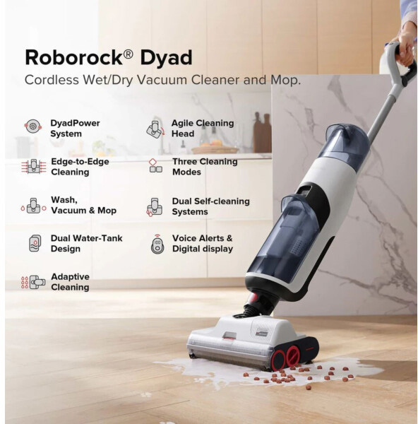 Пылесос Roborock Dyad Wet and Dry Vacuum Cleaner black/white 