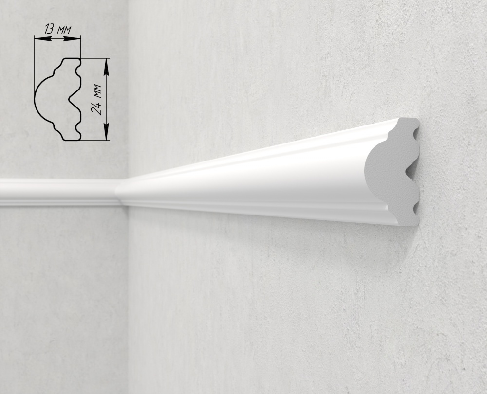 Молдинг 120-115 2000x13x24мм