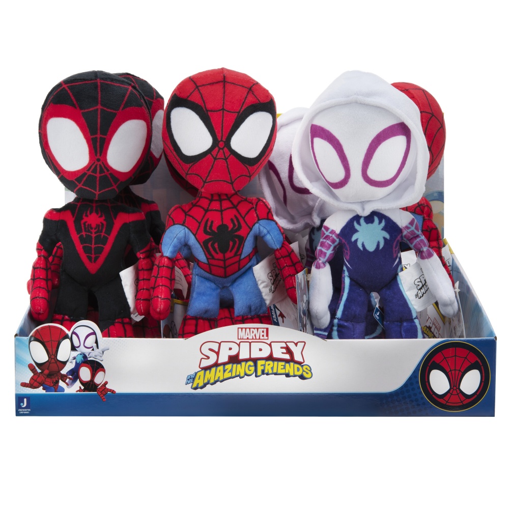 М'яка іграшка Spidey Little Plush Майлз Моралес (Miles Morales) 20 см чорний із червоним SNF0004