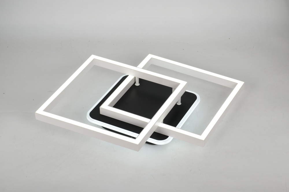 Люстра потолочная Sensio LED TOLEDO S445 6930Lm 3000-6000K 63 Вт черный/белый