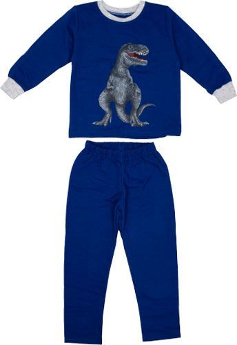 Пижама детская Фламинго р.140 синий 327-312 