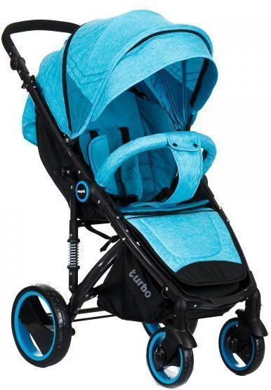Коляска прогулочная Babyhit Turbo Blue Синий 71236  — фото 1