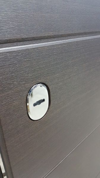 Двері вхідні Булат Престиж 156 венге горизонт темний 2050x950мм ліві