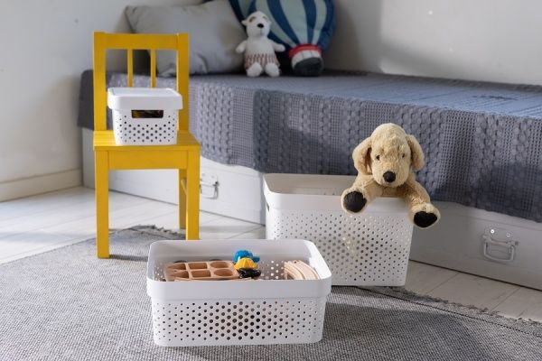 Кошик універсальний пластиковий Curver 245676 Infinity 17 л білий 220x360x270 мм