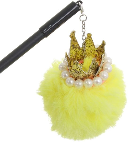 Ручка гелева жовта Корона 