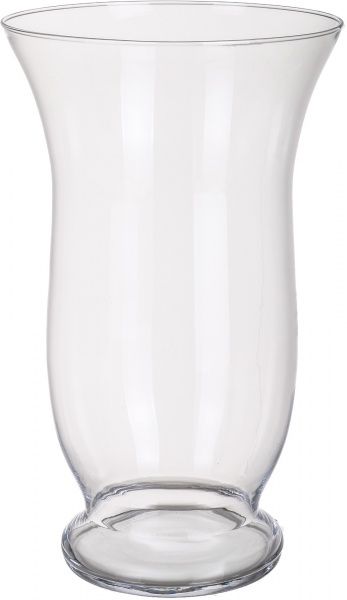Ваза стеклянная Тюльпан прозрачная 40х24 см Wrzesniak Glassworks