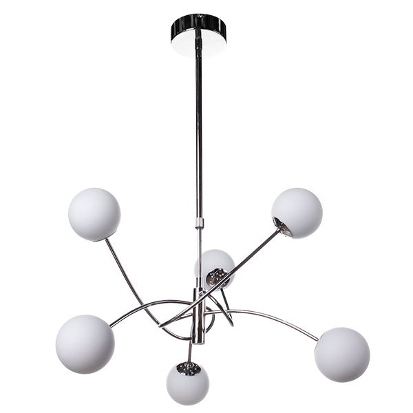 Люстра Brilliant Belina 6x33 Вт хром/белый