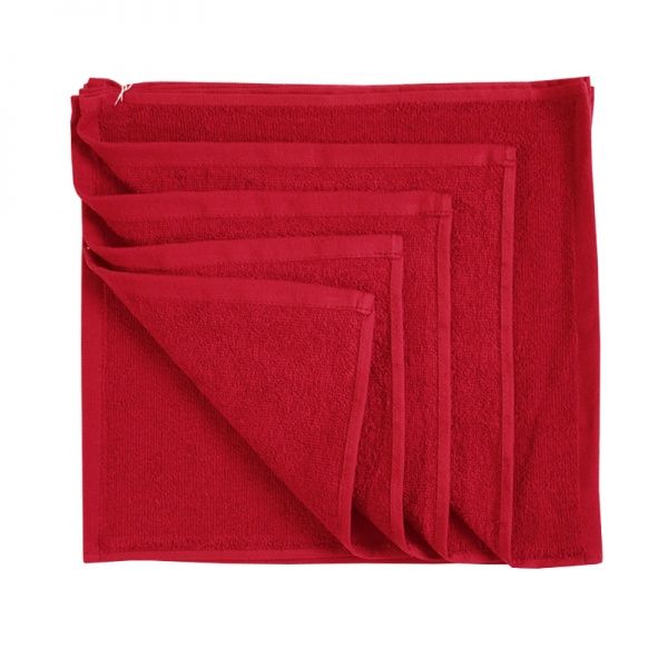Салфетка махровая 30x30 см красный Ярослав 