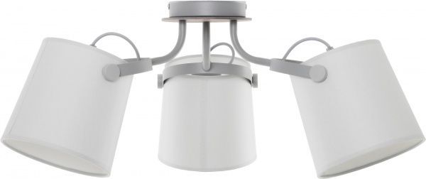 Люстра потолочная TK Lighting CLICK GRAY 3xE27 серый 1263 
