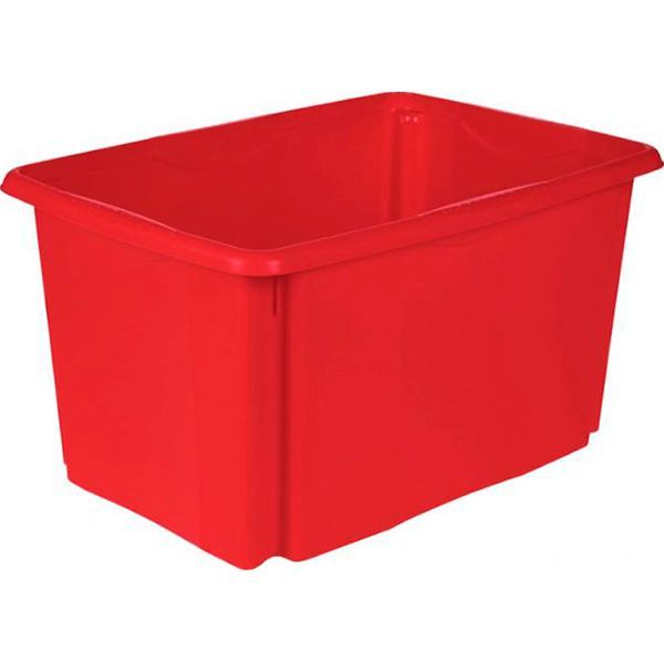 Ящик для зберігання пластиковий Keeper 0188.3 24 л червоний 220x420x350 мм