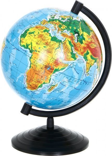 Глобус физический физический 160 мм