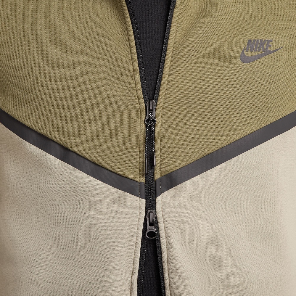 Джемпер Nike M NK TCH FLC FZ WR HOODIE HV0949-222 р.M хакі