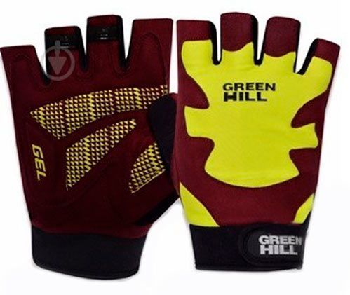 Перчатки для фитнеса Green Hill WLG-6535 р. L коричневый 