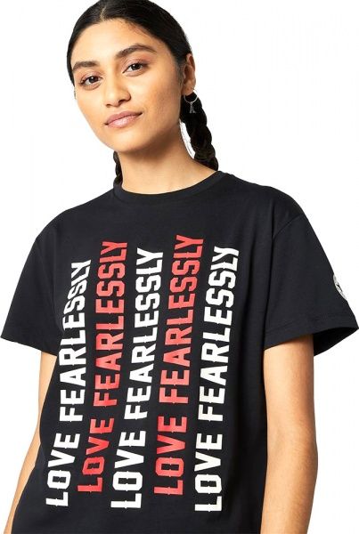 Футболка Converse WOMENS LOVE THE PROGRESS 2.0 RELAXED TEE 10019658-001 S чорний