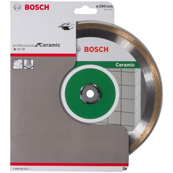 Диск алмазний відрізний Bosch Professional  200x1,6x25,4 кераміка 2608602537