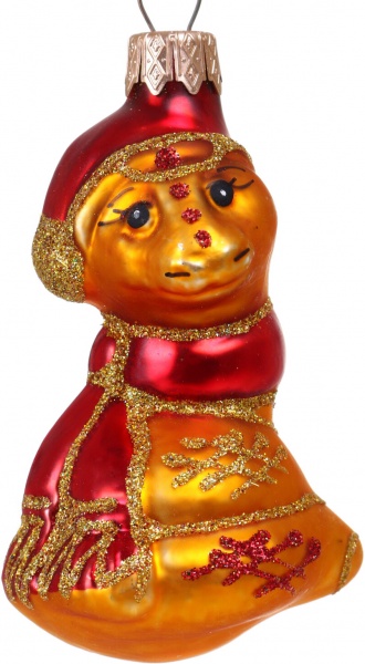 Декорация новогодняя Формовая игрушка в ассортименте 7 см 