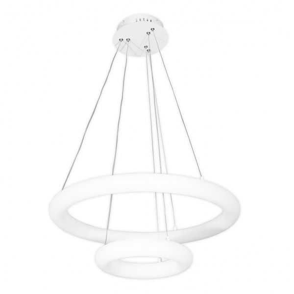 Люстра світлодіодна Hopfen Gravitation 2R з пультом ДК (Plexiglas) 94 Вт білий 