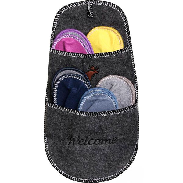 Набор тапочек для гостей Welcome Grey 5 пар