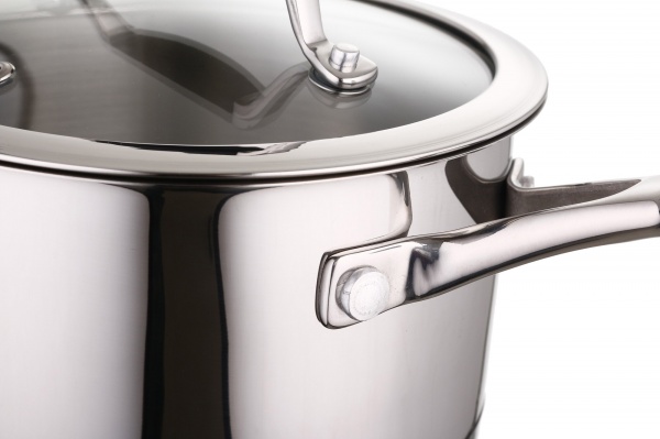 Ковш с крышкой Nature 16 см 1,8 л Flamberg Premium