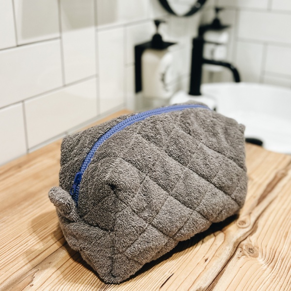 Косметичка Organize Косметичка Тедди Organize махрова 24*13*13 см (серый) сірий 