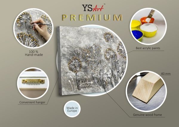 Картина Весенние цветы 70x140 см Юрис Проф Арт 