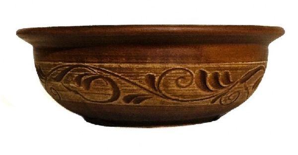 Тарілка супова В’юнок 500 мл Український гончарний посуд