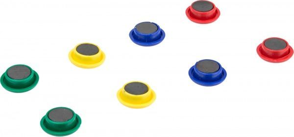 Набор магнитов 8 шт. 20 мм Optima