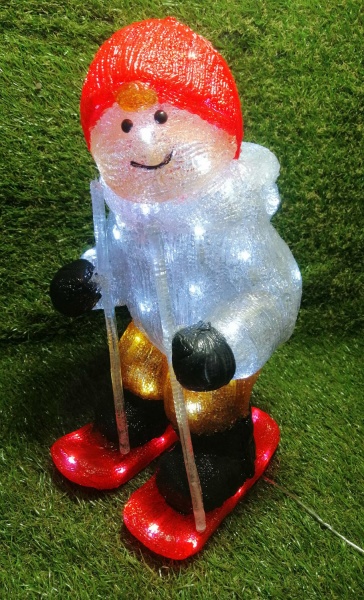 Декоративная фигура Euro Lucky Trading мальчик светодиодная (LED) 46 см 