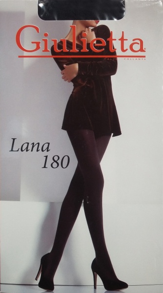 Колготки Giulietta LANA 180 den nero 4 чорний