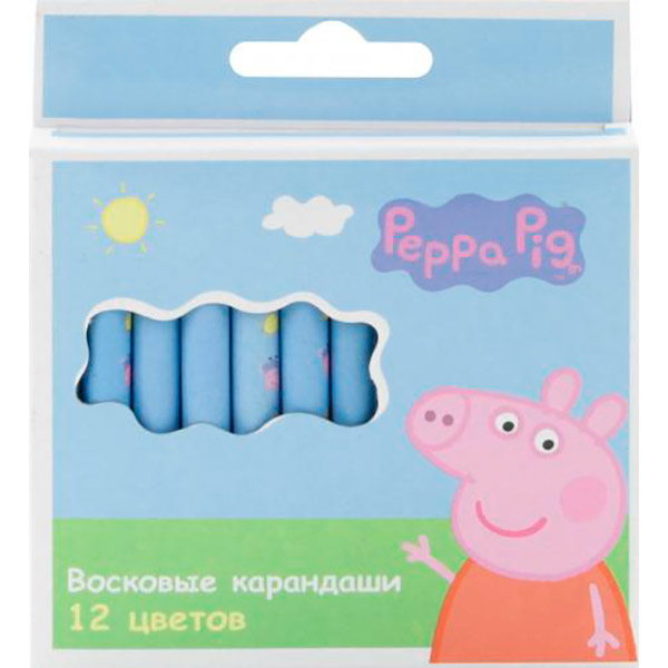 Олівці воскові Свинка Пеппа Peppa Pig