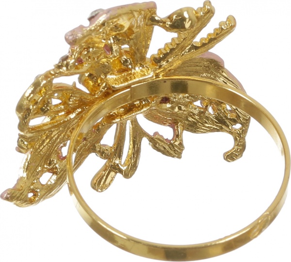 Кольцо для салфеток Diamond Pink Flower YQU9165-2