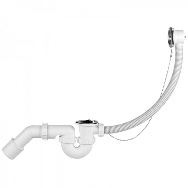 Сифон для ванны Imprese SBM500000050 с пробкой 500 мм выпуск 40/50 мм