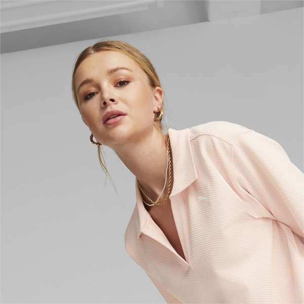 Футболка Puma HER POLO TEE 67310866 р.XS рожевий