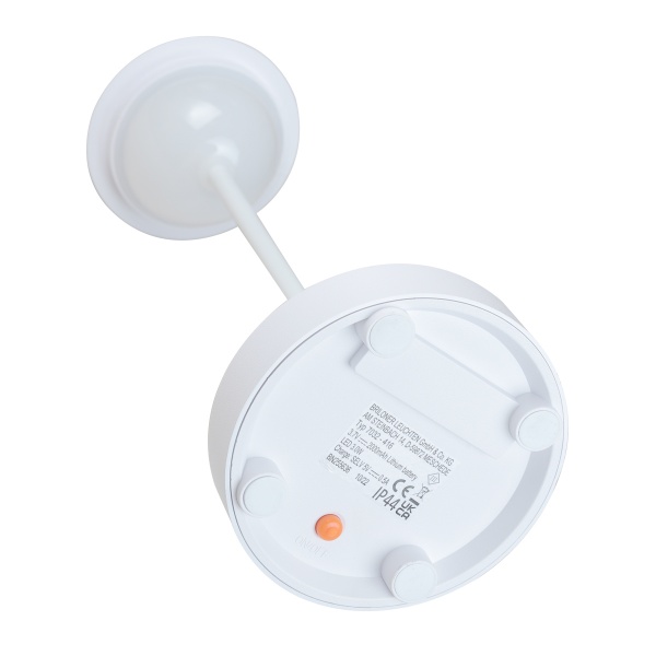 Настільна лампа декоративна Briloner Compa 7032 1x3 Вт білий 