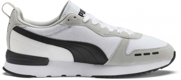 Кроссовки Puma PUMA R78 PUMA WHITE-GRAY VIOLET-PUMA BLA 37311702 р.38,5 белый