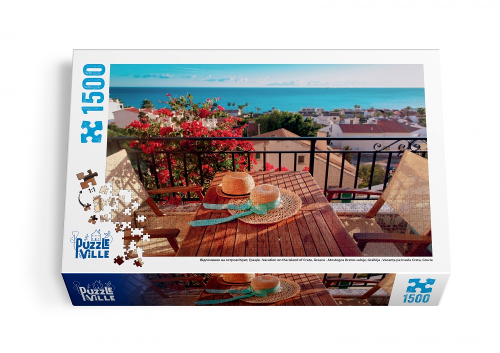 Пазл PUZZLEVILLE Отдых на острове Крит, Греция 1500 элементов PZL1500_9