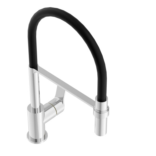 Змішувач для кухні Imprese WITOW з висувним гнучким виливом, хром