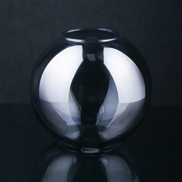 Ваза ластер акваріум сіра 18,5х16,5 см Luna