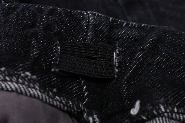 Джинсы Beren Style для девочек 6168 р.140 черный меланж 