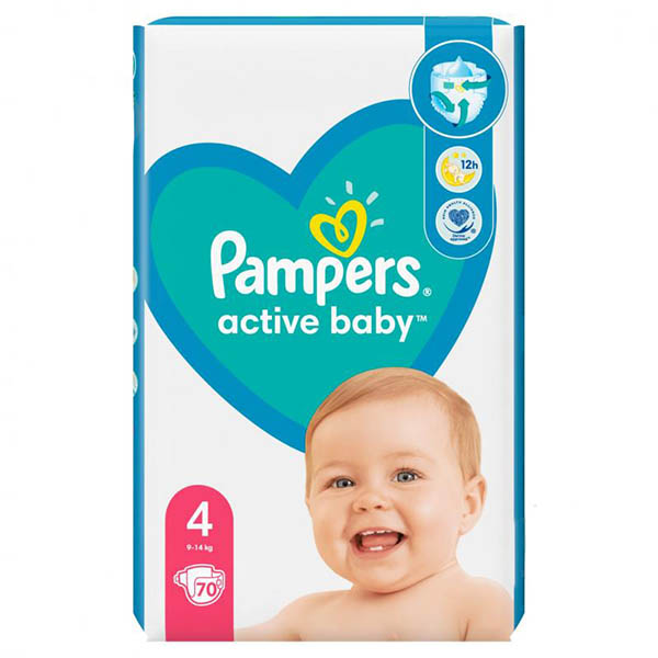 Підгузки Pampers Active Baby 4 9-14 кг 70 шт.