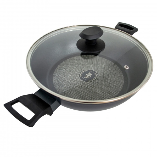 Сотейник с двумя ручками и крышкой Hamburg 28 см 25-45-092 Krauff